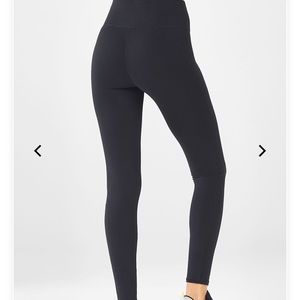 High waisted power hold black leggings!